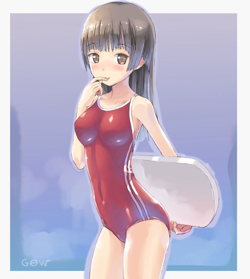 Beautiful girl image of swimsuit appearance of the line of gloss body 11