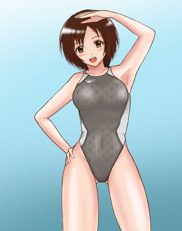 Beautiful girl image of swimsuit appearance of the line of gloss body 12