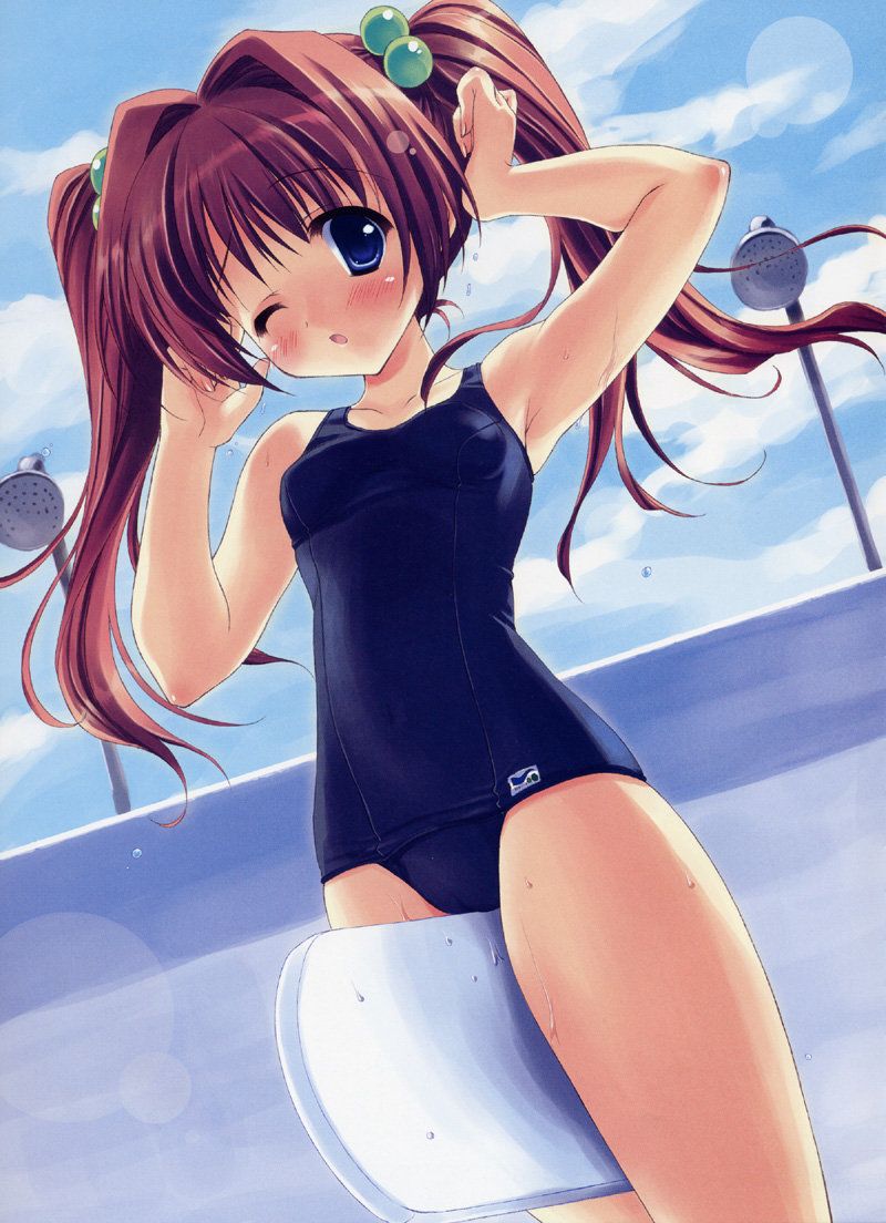 Beautiful girl image of swimsuit appearance of the line of gloss body 16