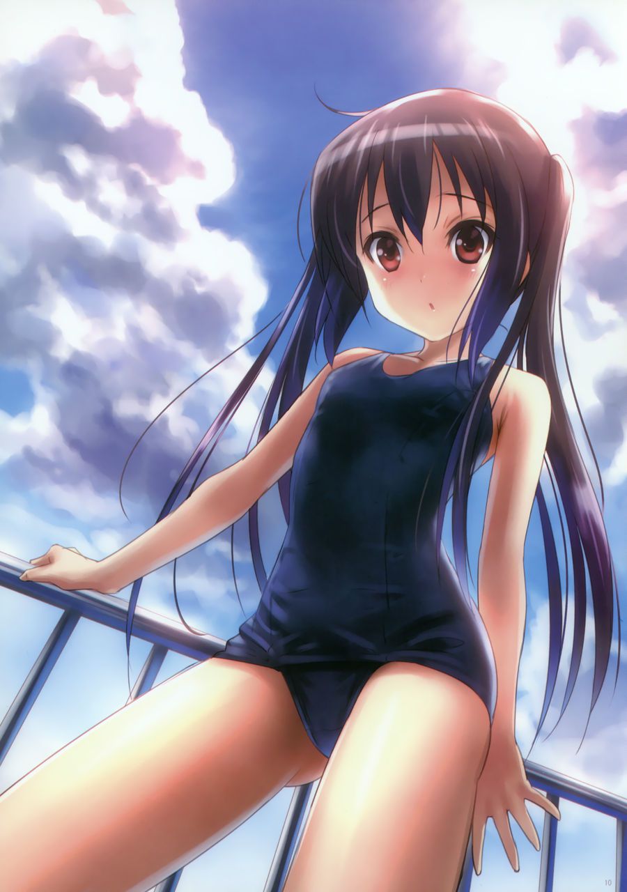Beautiful girl image of swimsuit appearance of the line of shiny body 1