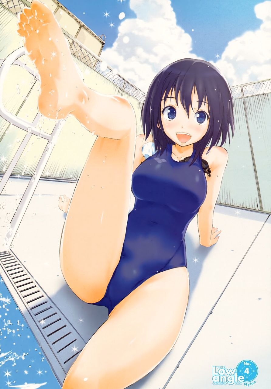 Beautiful girl image of swimsuit appearance of the line of shiny body 10