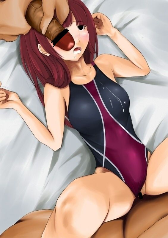 Beautiful girl image of swimsuit appearance of the line of shiny body 15