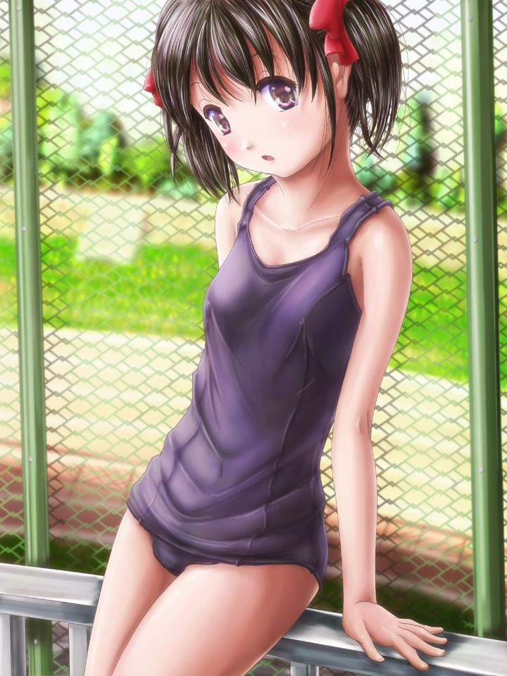 Beautiful girl image of swimsuit appearance of the line of shiny body 7