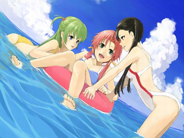 [Secondary, swimsuit] When you come to the sea, everyone becomes open, right? Swimsuit x Sea Photo Gallery Part1 2