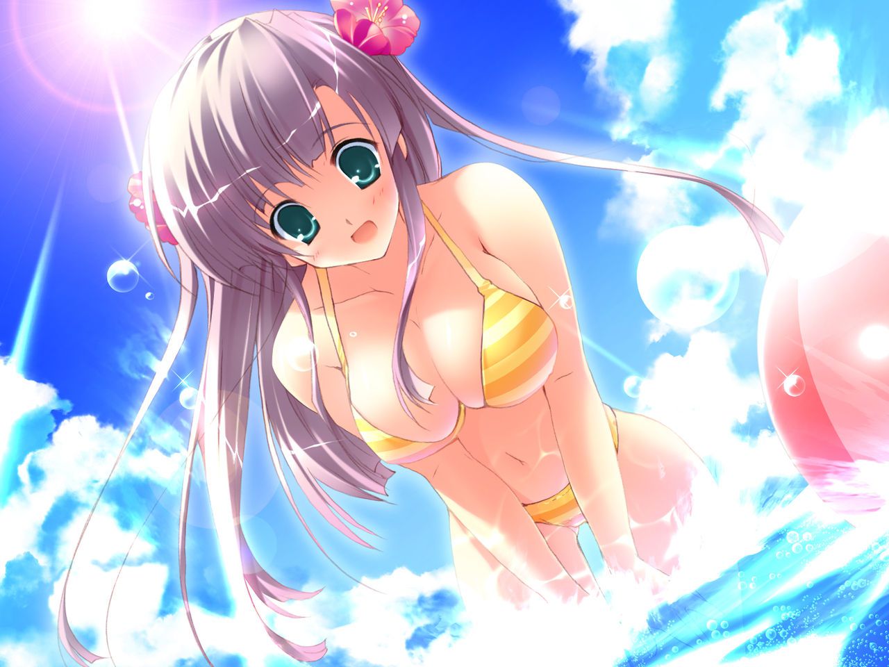 [Secondary, swimsuit] When you come to the sea, everyone becomes open, right? Swimsuit x Sea Photo Gallery Part1 23