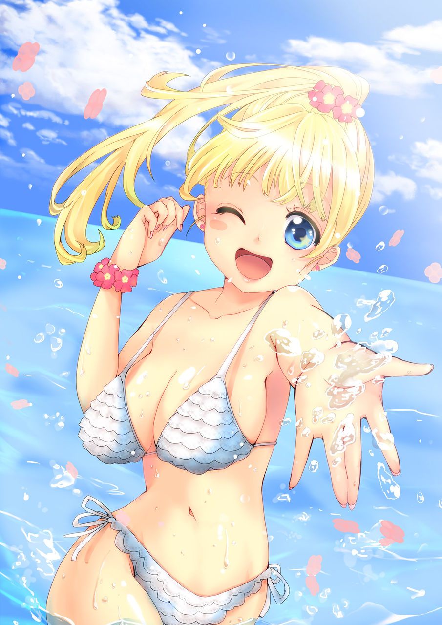 [Secondary, swimsuit] When you come to the sea, everyone becomes open, right? Swimsuit x Sea Photo Gallery Part1 25