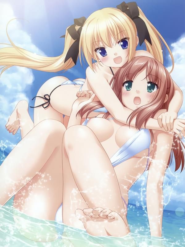 [Secondary, swimsuit] I want to go to the sea or the pool and such a pretty girl!! Part 3 17