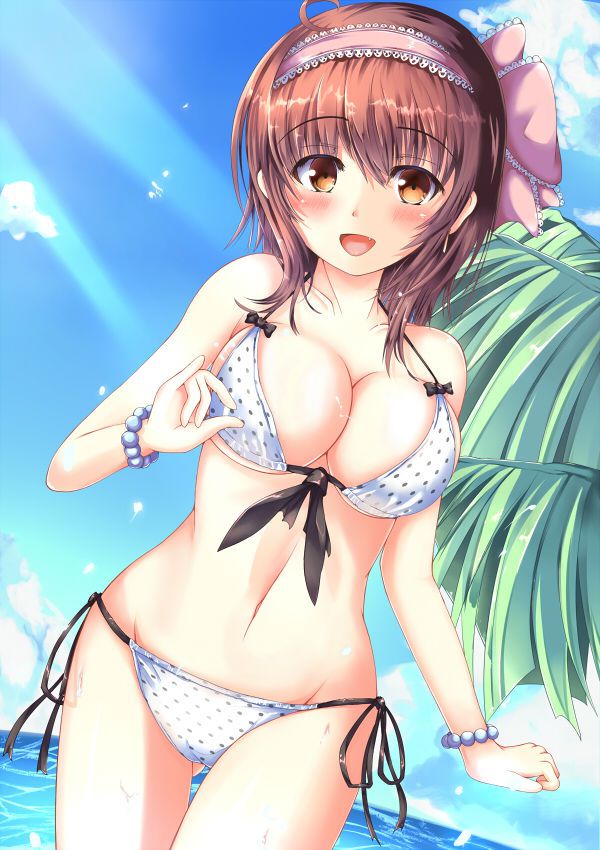 [Secondary, swimsuit] I want to go to the sea or the pool and such a pretty girl!! Part 3 3