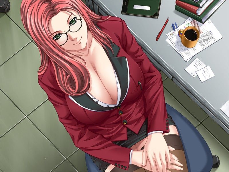 Image of two-dimensional girl with glasses eh 5