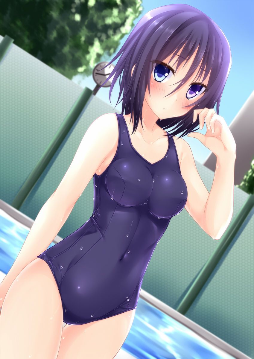 Beautiful girl picture of 3 surcharge school swimsuit with mysterious charm [secondary swimsuit] Part2 1