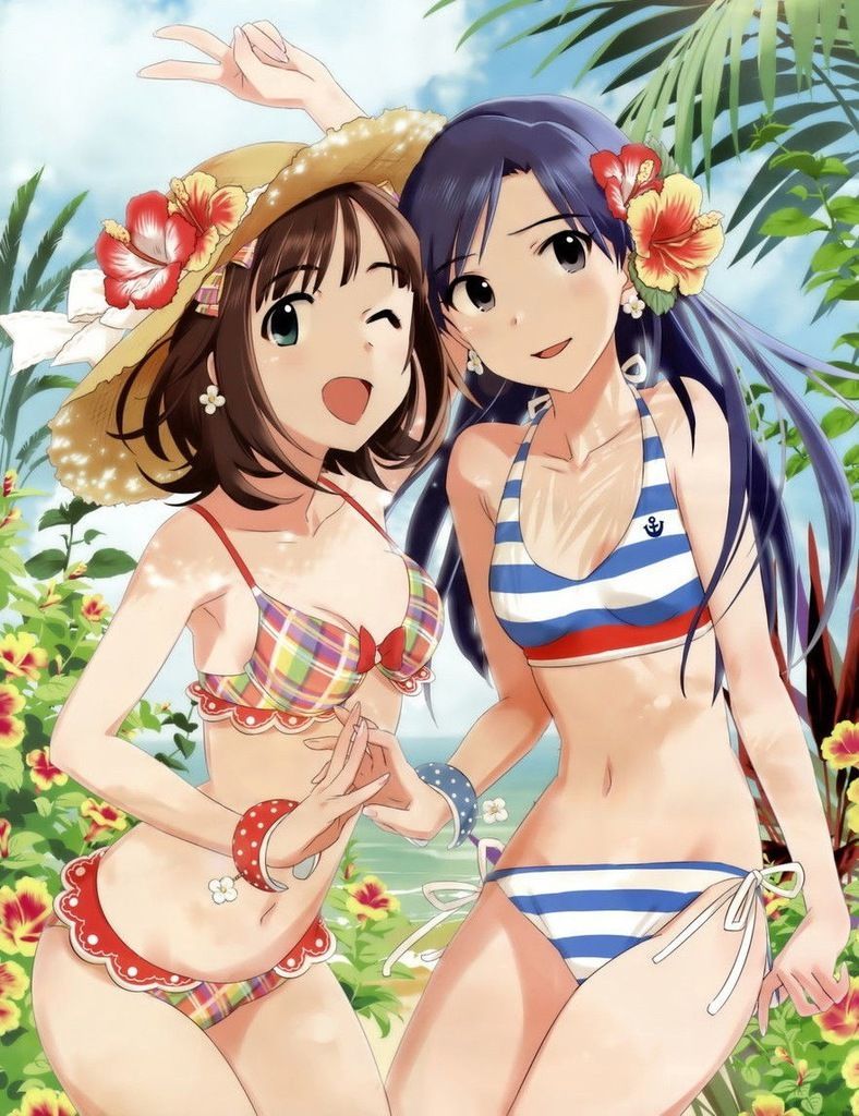 It is a picture that a cute girl wears a cute swimsuit [secondary, swimsuit]-Part2 1