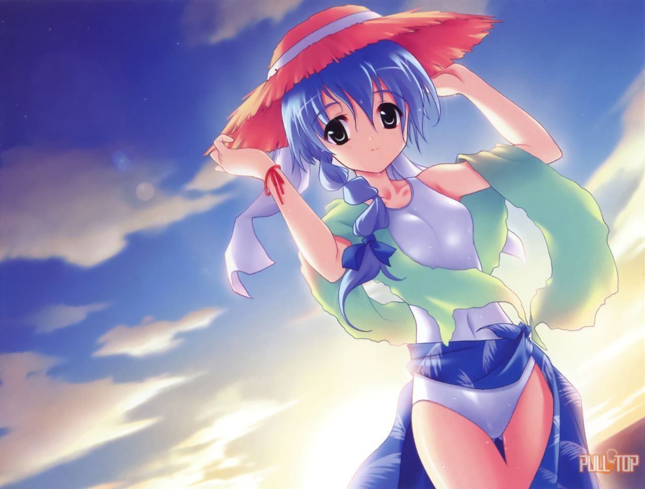 It is a picture that a cute girl wears a cute swimsuit [secondary, swimsuit]-Part2 11