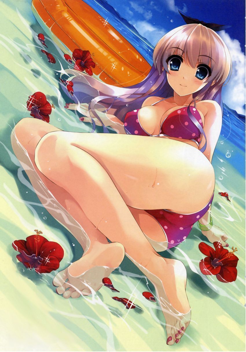 It is a picture that a cute girl wears a cute swimsuit [secondary, swimsuit]-Part2 14