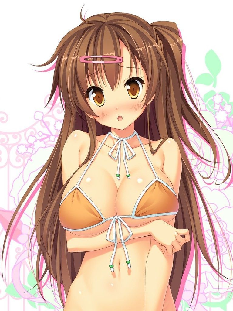 It is a picture that a cute girl wears a cute swimsuit [secondary, swimsuit]-Part2 17