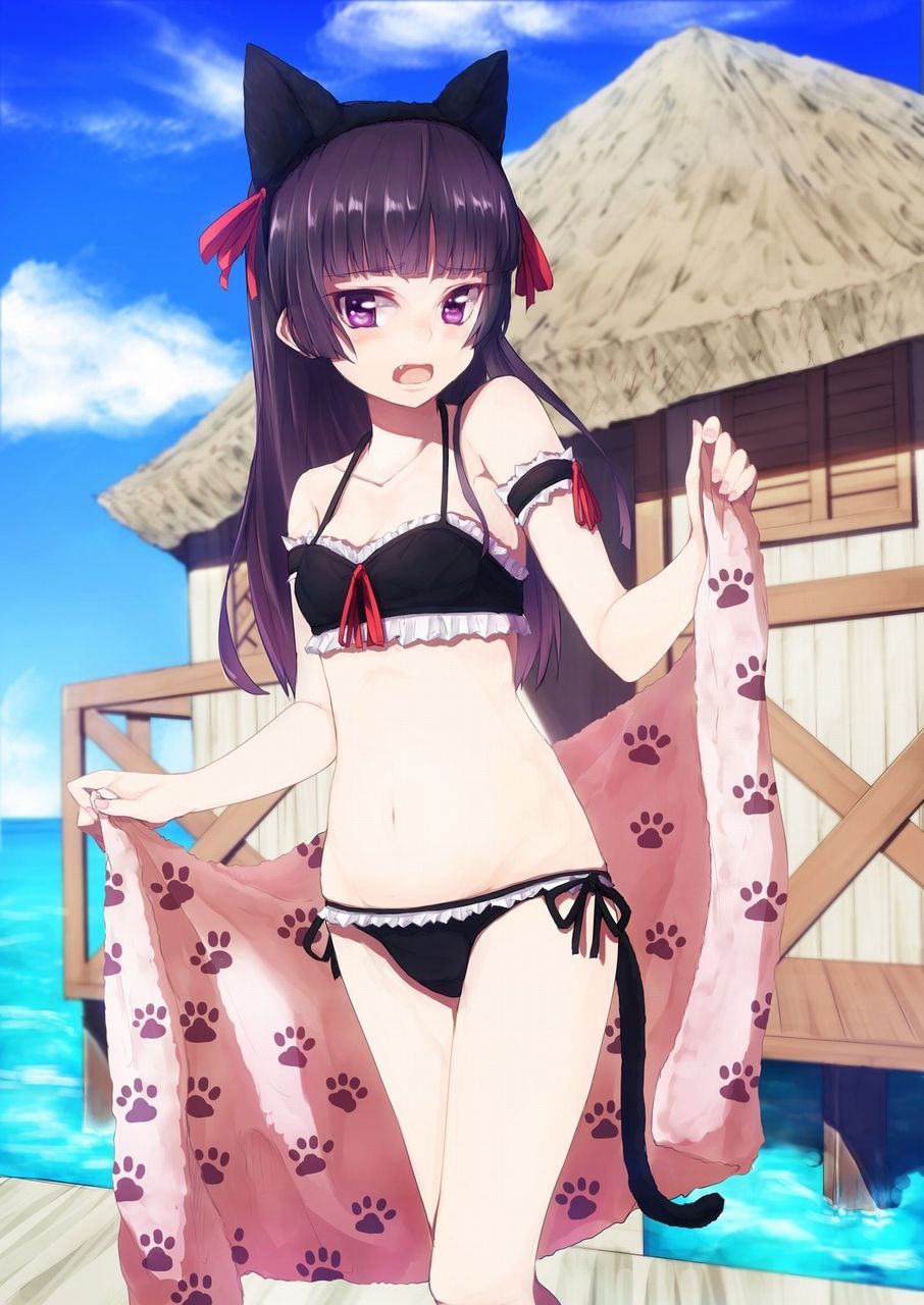 It is a picture that a cute girl wears a cute swimsuit [secondary, swimsuit]-Part2 7