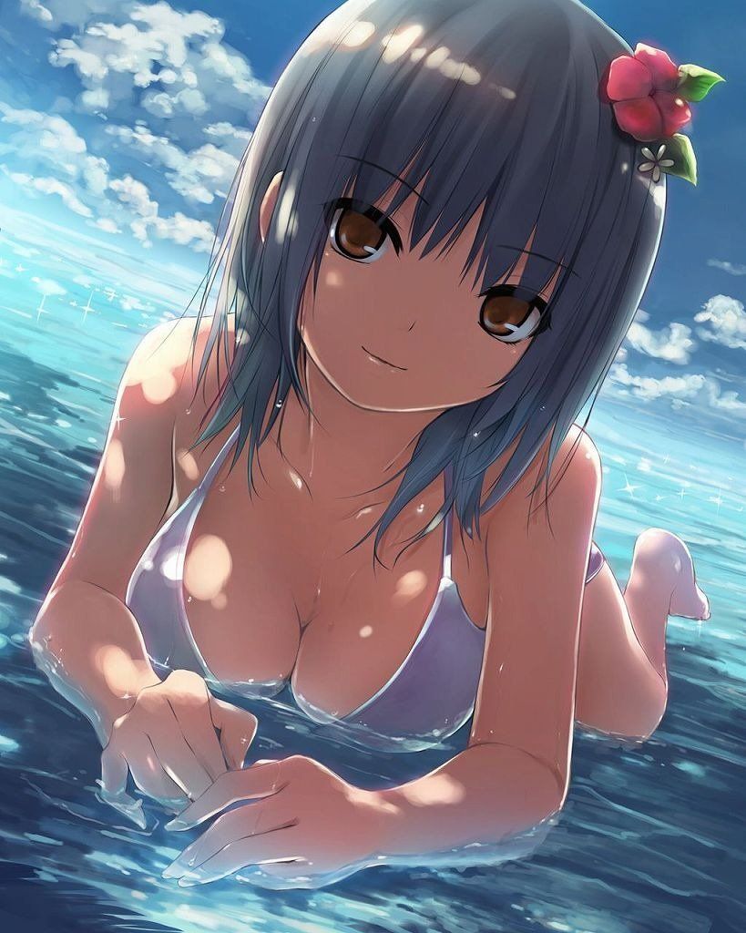 It is a picture that a cute girl wears a cute swimsuit [secondary, swimsuit]-Part2 9