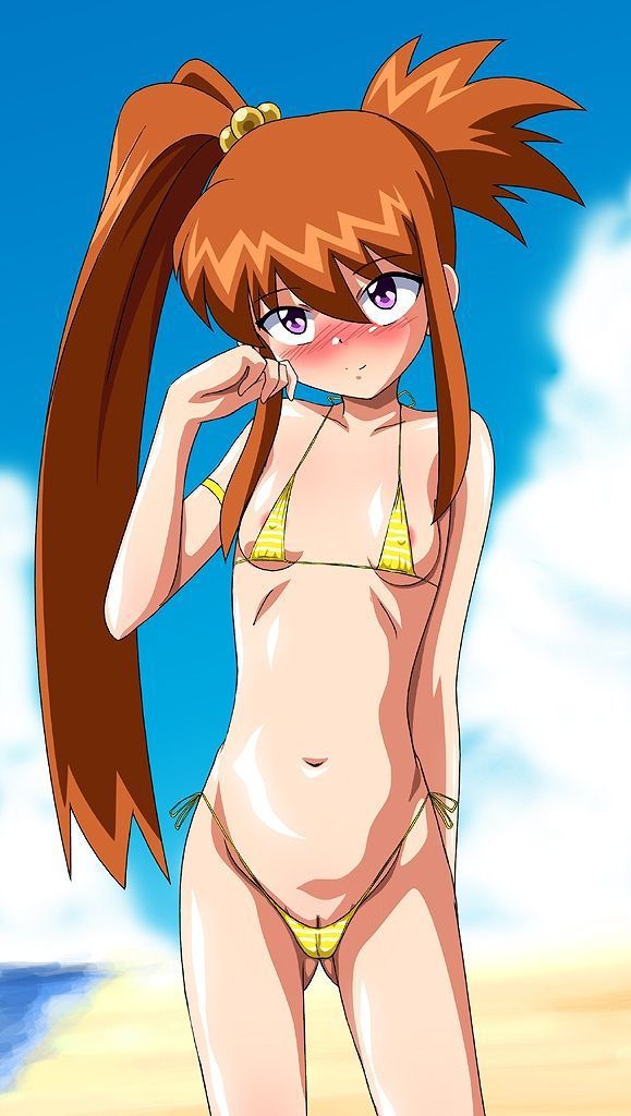 Erotic swimsuit, two-dimensional girl 12