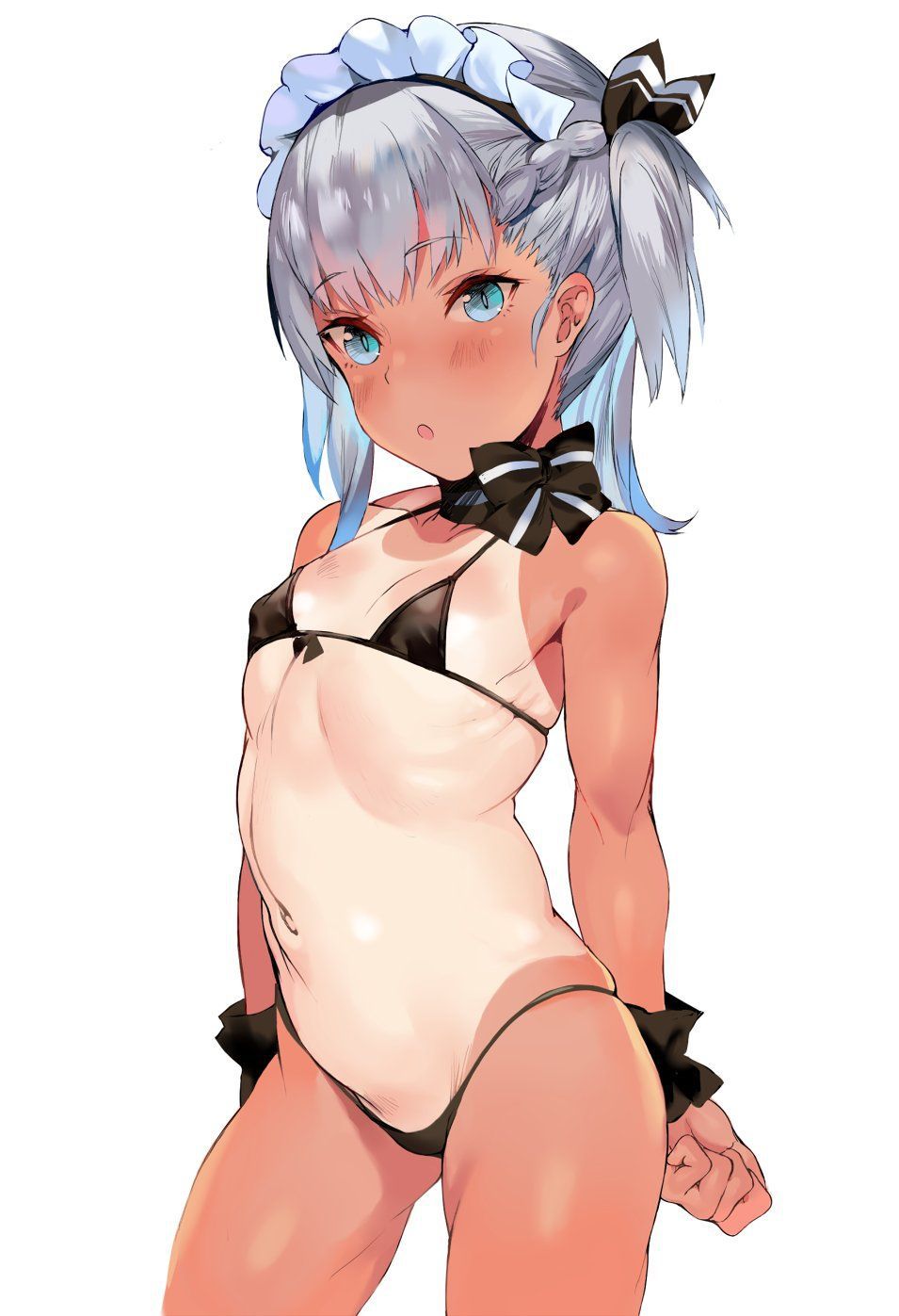 [Secondary, ZIP] beautiful girl image of micro bikini that porori when a little 25