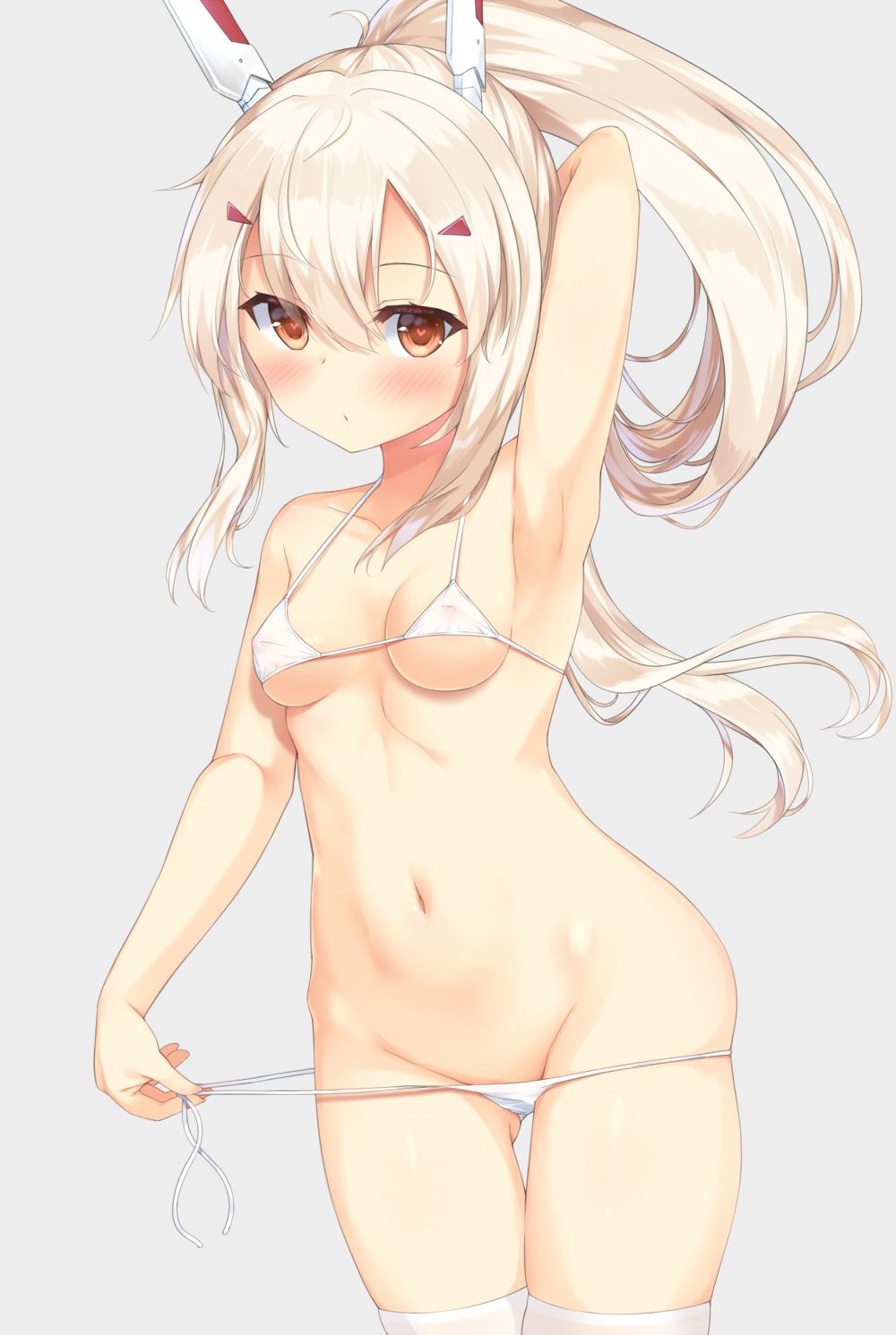 [Secondary, ZIP] beautiful girl image of micro bikini that porori when a little 30