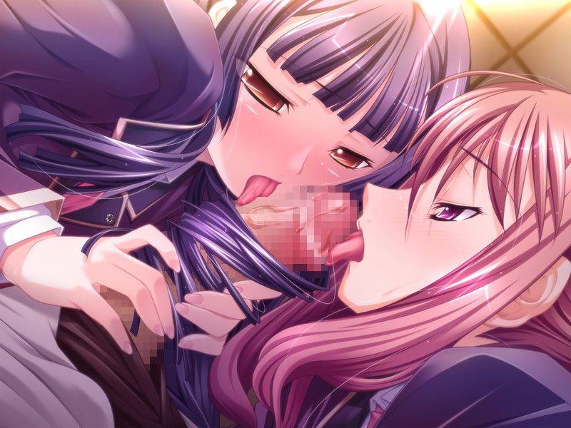 【Secondary Erotic】 Erotic image of a double in which two beauties suck each other's cocks together 13