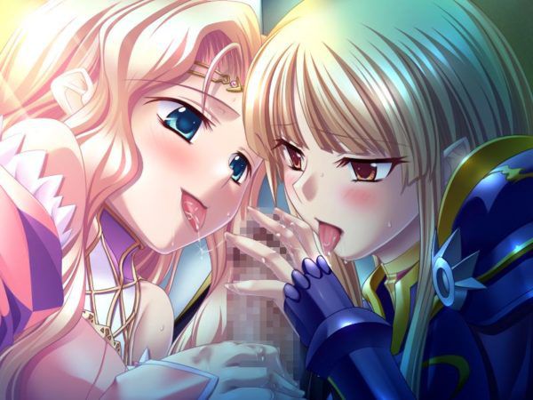 【Secondary Erotic】 Erotic image of a double in which two beauties suck each other's cocks together 8