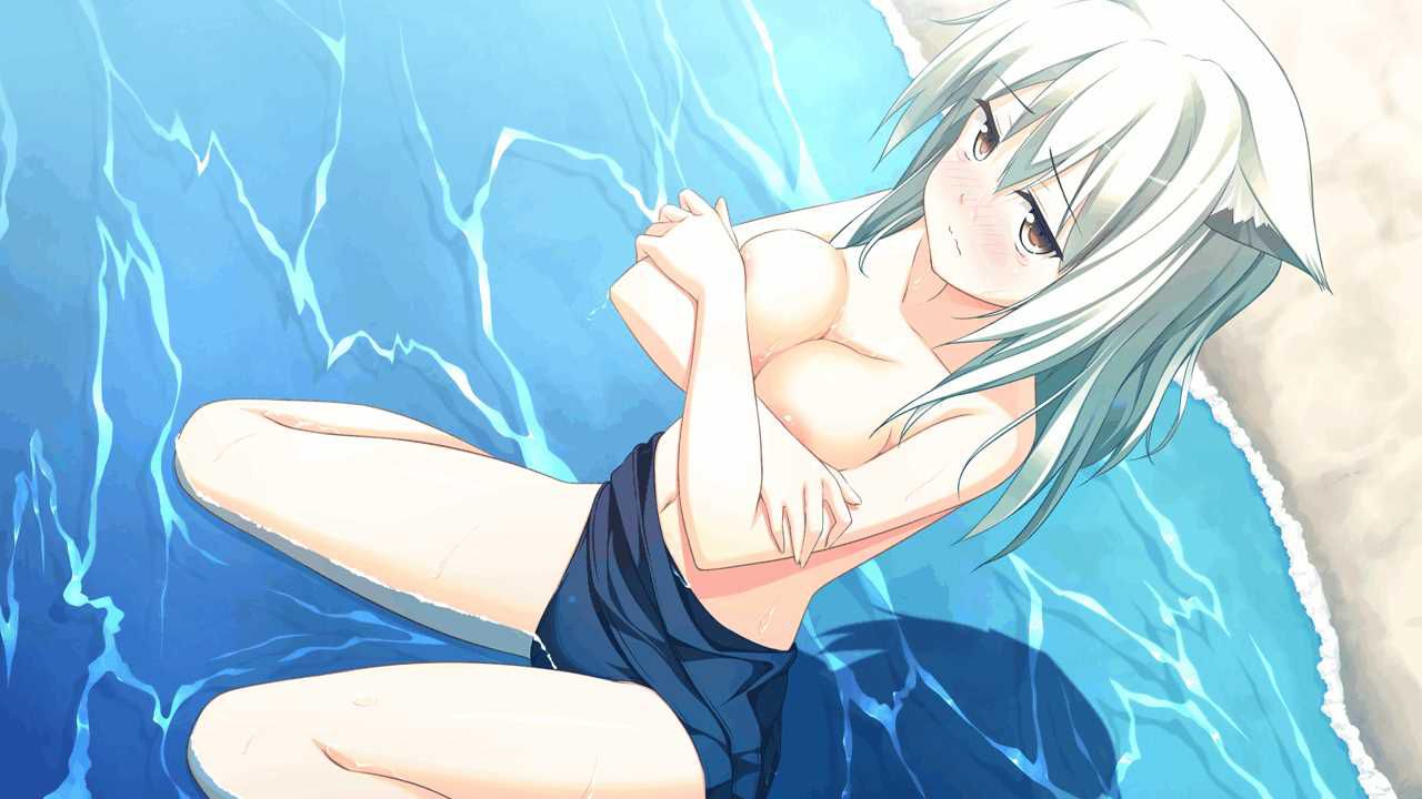 She loves the swimsuit of cute pretty girl!! Water!!! 12