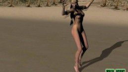 3D Monster Porn Belly Dancer And Goblin 2