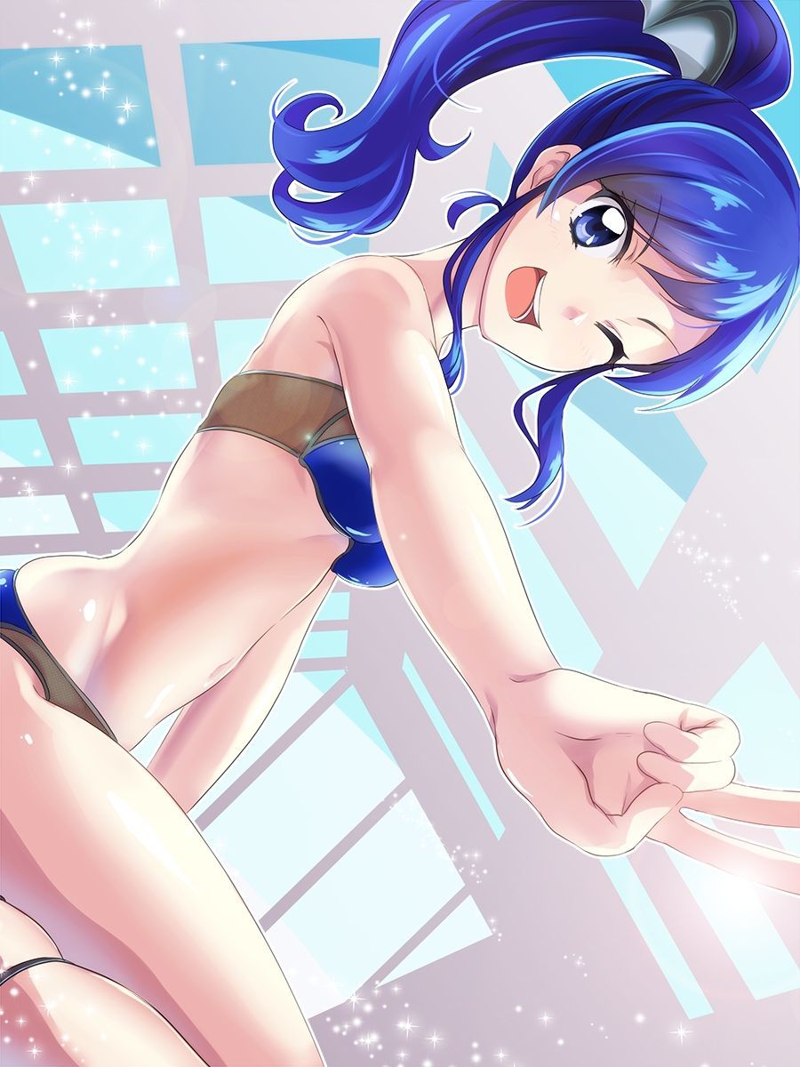 [Secondary/ZIP] beautiful girl image of a cute swimsuit in etch 1
