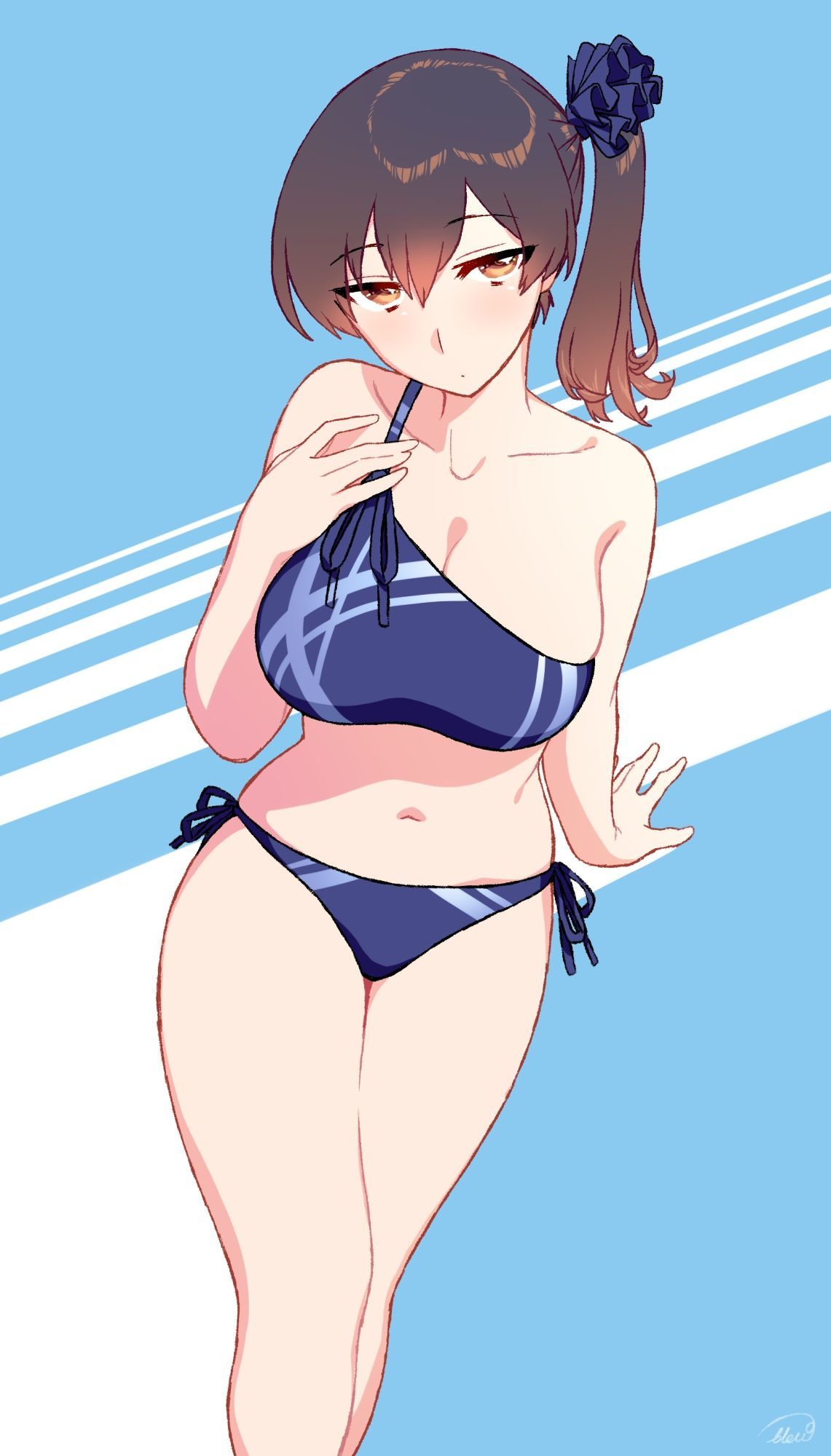 [Secondary/ZIP] beautiful girl image of a cute swimsuit in etch 2