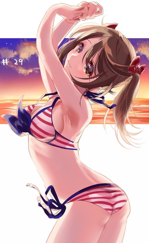 [Secondary/ZIP] beautiful girl image of a cute swimsuit in etch 22
