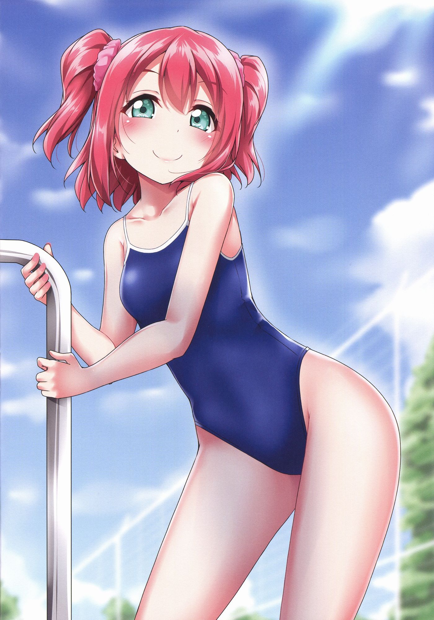 [Secondary/ZIP] beautiful girl image of a cute swimsuit in etch 23