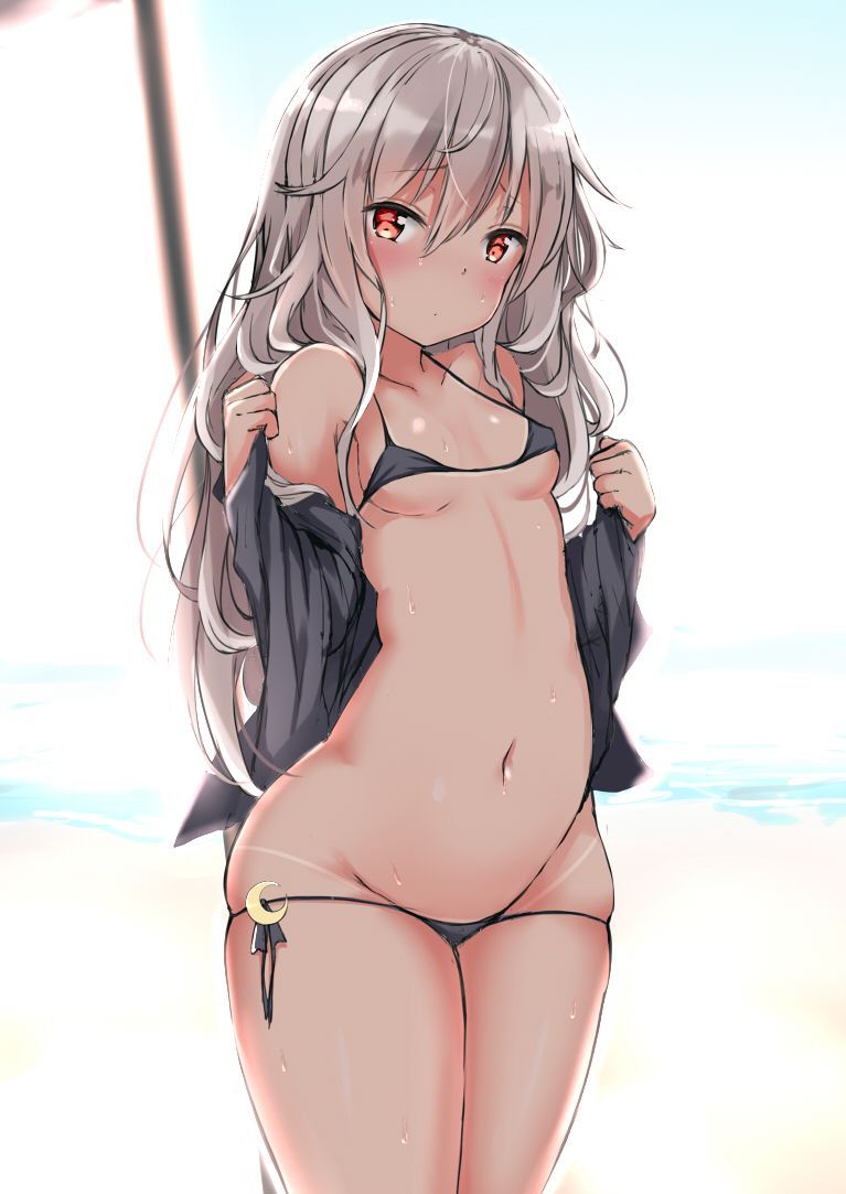 [Secondary/ZIP] beautiful girl image of a cute swimsuit in etch 26