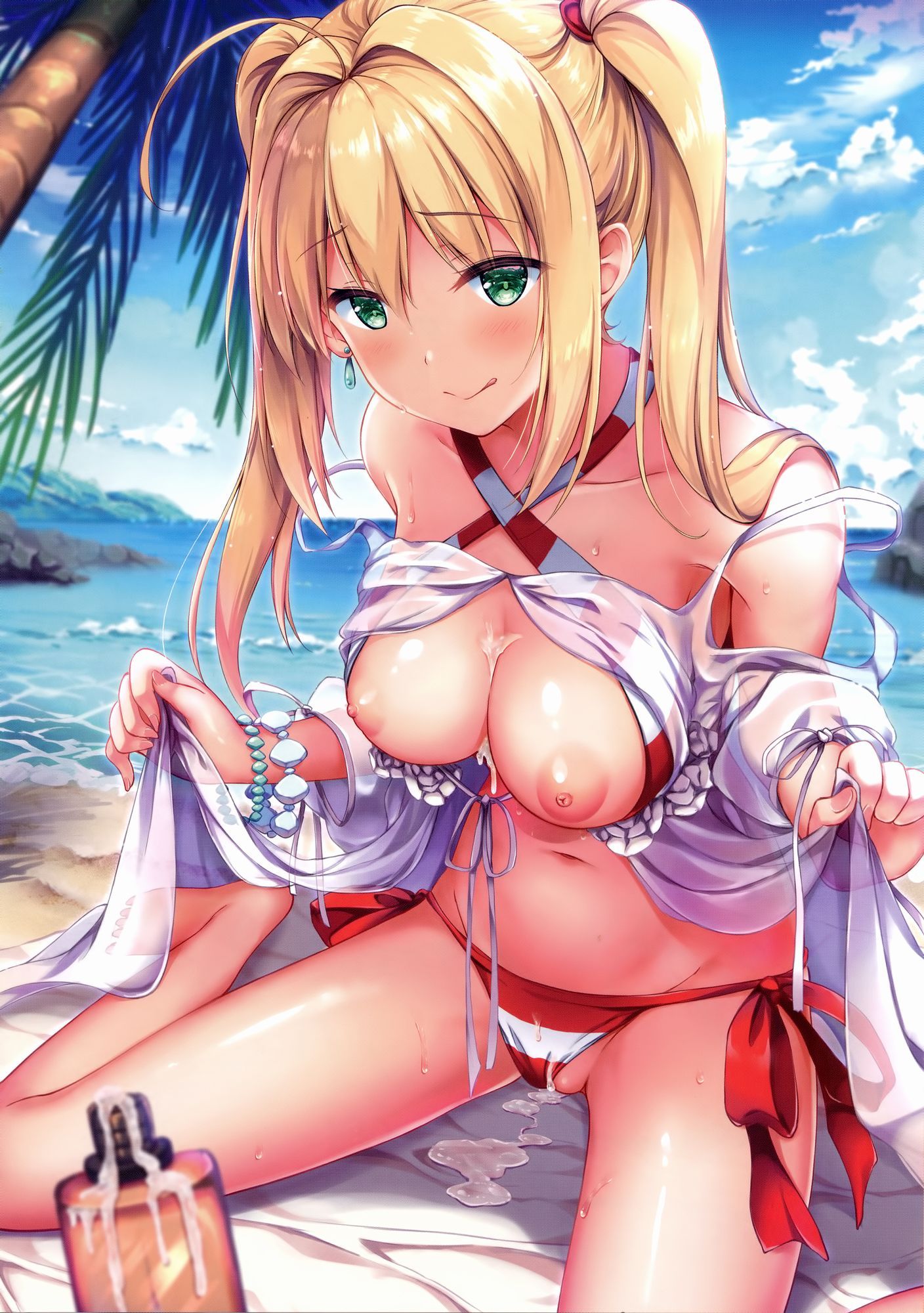 [Secondary/ZIP] beautiful girl image of a cute swimsuit in etch 39