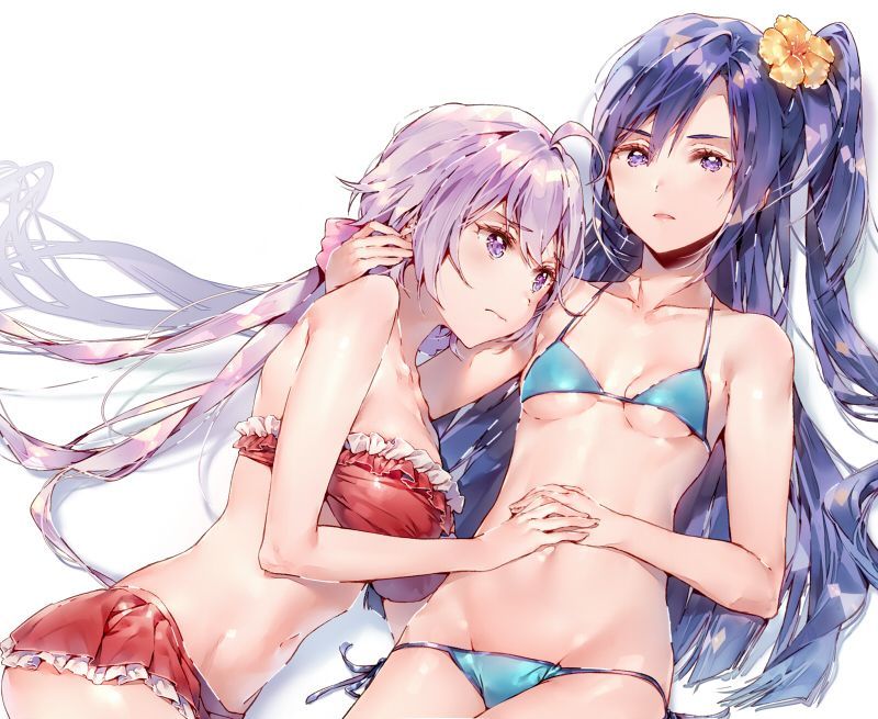 [Secondary/ZIP] beautiful girl image of a cute swimsuit in etch 7