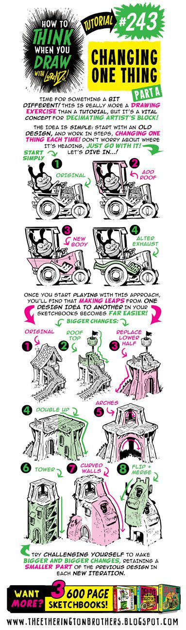 The Etherington Brothers - How To Think When You Draw Image Tutorial Files (Blog Rips)(Tutorial #508) 243