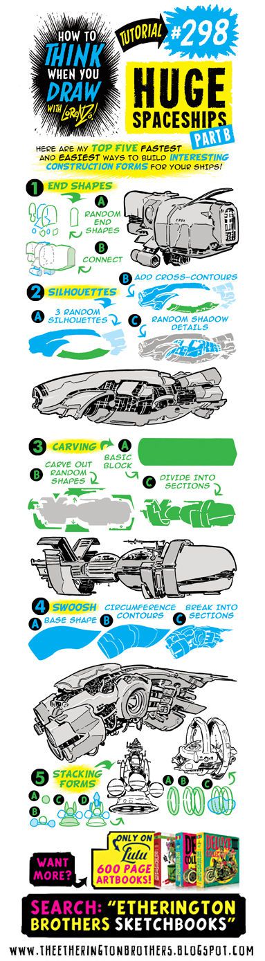 The Etherington Brothers - How To Think When You Draw Image Tutorial Files (Blog Rips)(Tutorial #508) 298