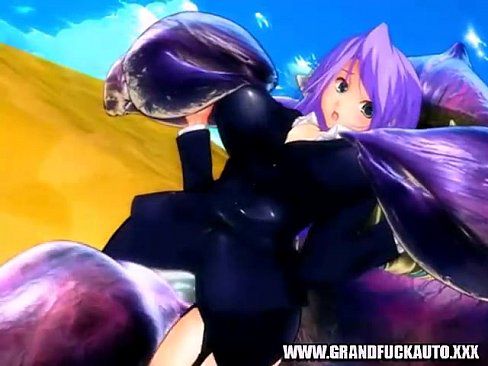 Gorgeous Anime Beauty Harshly Fucked In Her Tight Holes - 5 min 10