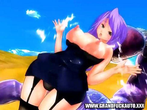 Gorgeous Anime Beauty Harshly Fucked In Her Tight Holes - 5 min 15