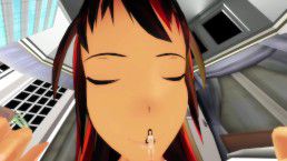 [MMD] Snack in the City (giantess vore) 3