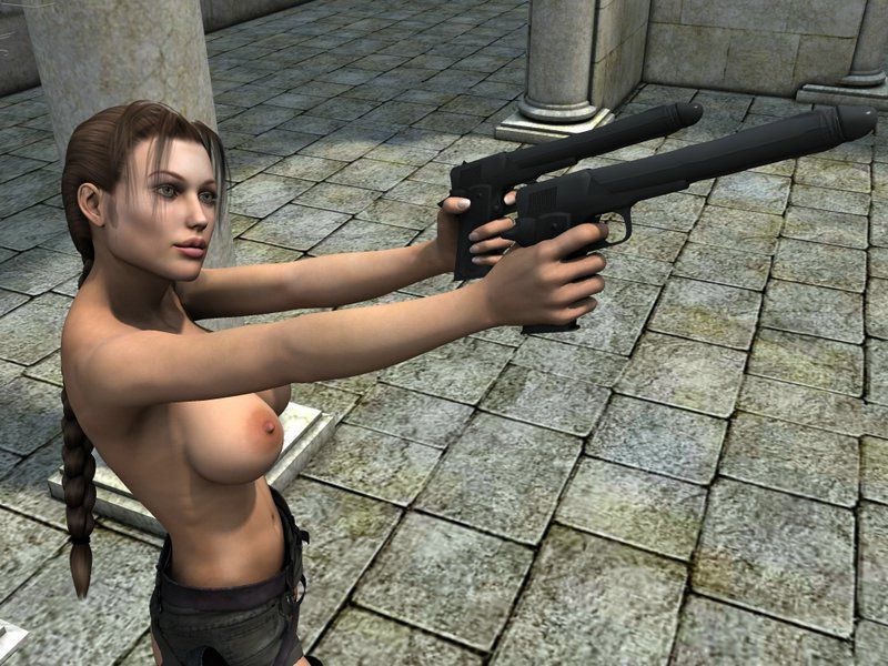 Lara Croft 3d Threesome 15