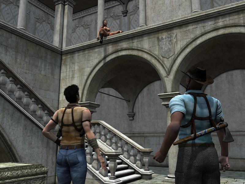 Lara Croft 3d Threesome 37