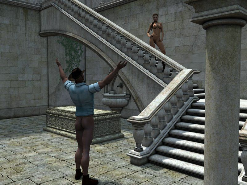 Lara Croft 3d Threesome 40