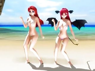 Sexy Hentai Bikini Dance 4