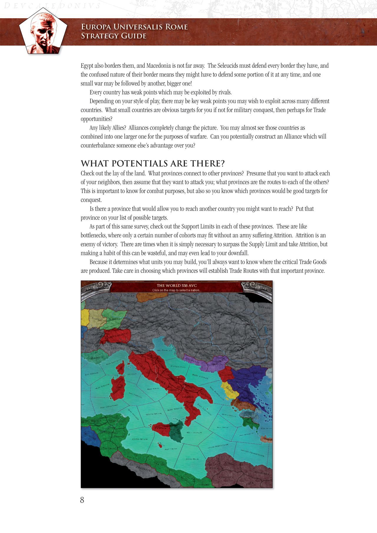 Europa Universalis: Rome (PC (DOS/Windows)) Strategy Guide 8