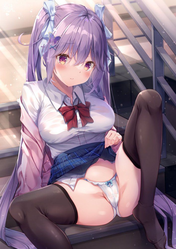 I'm going to put up an erotic cute image of purple hair! 20