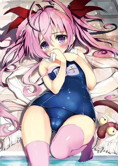 [57 pieces] Cute Erofeci image collection of two-dimensional school swimsuit. 40 11