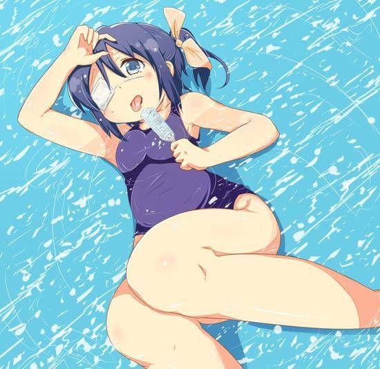 [57 pieces] Cute Erofeci image collection of two-dimensional school swimsuit. 40 12