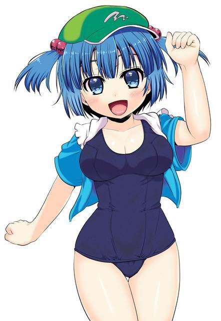 [57 pieces] Cute Erofeci image collection of two-dimensional school swimsuit. 40 30