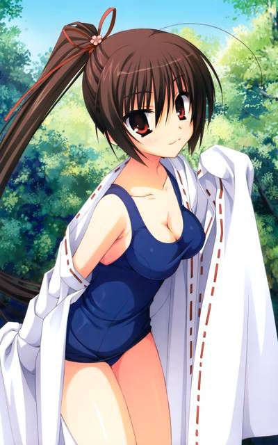 [57 pieces] Cute Erofeci image collection of two-dimensional school swimsuit. 40 4