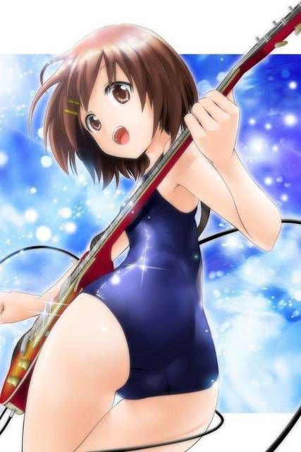 [57 pieces] Cute Erofeci image collection of two-dimensional school swimsuit. 40 41